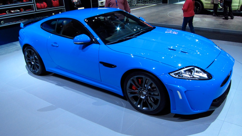Illustration for article titled The XKR-S is the bluest Jaguar... in the world